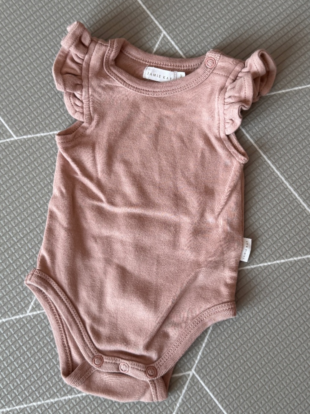 Jamie Kay baby flutter sleeve onesie